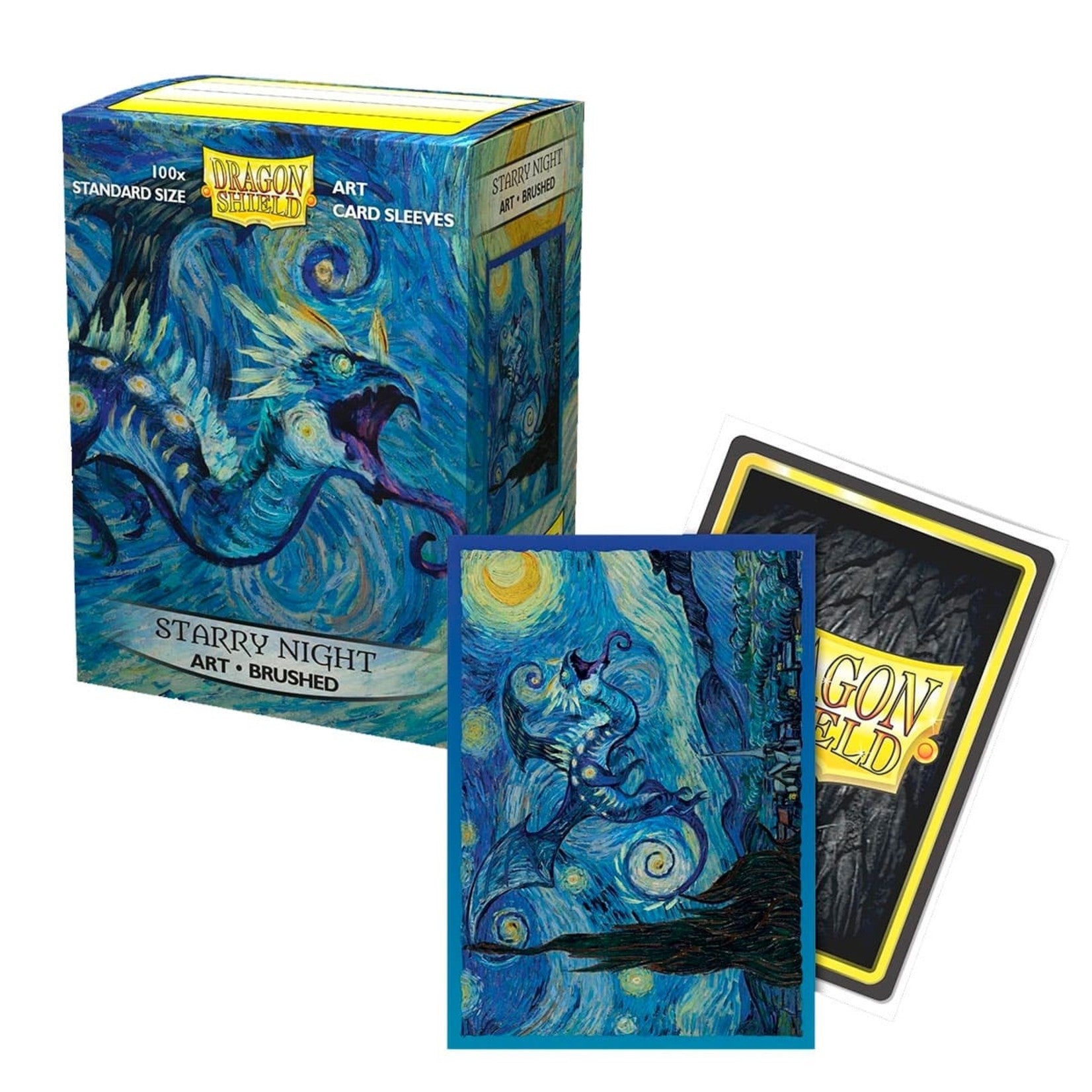Dragon Shield Brushed Art Sleeves - Starry Night - Standard Size (100c –  The Keystone Pokéshop
